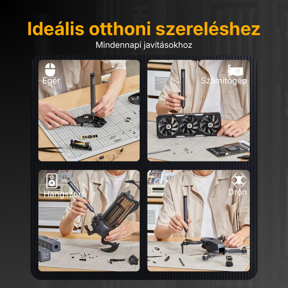 Handsy Pro – Precíziós Elektromos Csavarozó Készlet