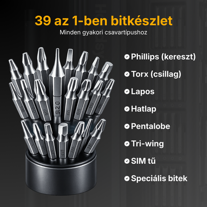 Handsy Pro – Precíziós Elektromos Csavarozó Készlet